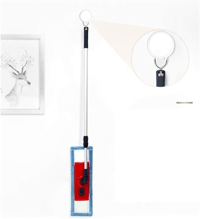 JSEIAJB MopAbsorbent Microfiber Dust Mop with Stainless Steel Telescopic Handle with 360°mop for Floor Cleaning