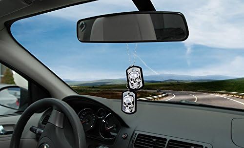 Driven by Refresh (88107) Dog Tags Novelty Black Out Air Freshener (Pack of 4)