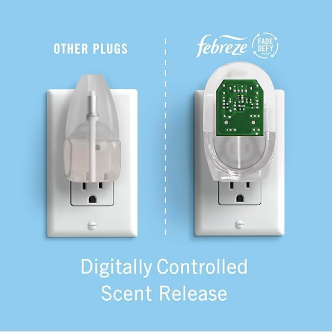 Febreze Fade Defy PLUG Air Freshener &amp Odor Fighter Starter Kit Oil Refill - (1) 0.87 fl. oz. Oil Refill (Bamboo)