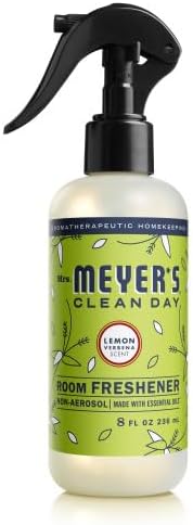 Mrs. MEYER'S CLEAN DAY Lemon Verbena Scent Foaming Hand Soap 10 Fl Oz Multi-Surface Cleaner 16 Fl Oz Room Freshener 8 Fl Oz Dish Soap 16 Fl Oz (Variety Pack)