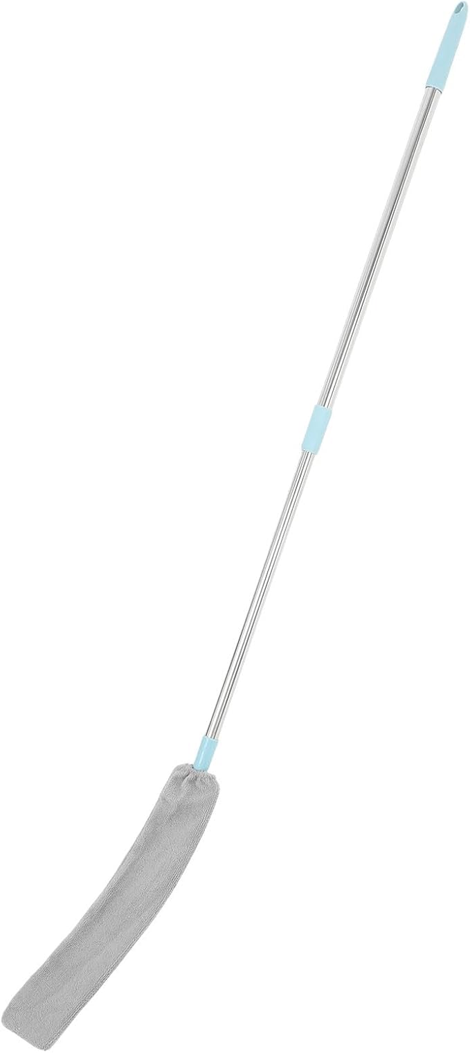 Retractable Static Duster for Ceiling Fans and Furniture Cleaning Washable Gap Dust Cleaner with Long Handle Under Furniture and Tight Spaces Household Dust Removal Tool