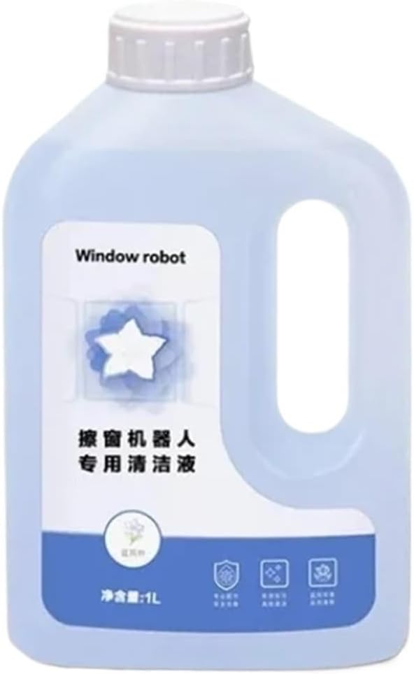 Window Cleaning Liquid 1L Replacement Accessories Glass Cleaner Cleaning Agent Compatible With Ecovacs W1PRO W920 W880
