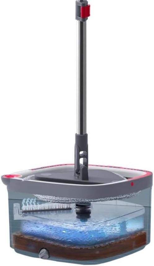 Spin Mop and Bucket System – Deluxe Set with 360° Rotating Mop for Easy Floor Cleaning