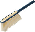 Whisk Broom Hand Held2pcs Bed Brush Soft Cleaning Brush Hand Broom Reusable Cleaning Tools Counter Duster Dusting Brush for Home Cleaning Long Handle dust Catcher(Blue)