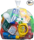 Plasticplace 40-45 Gallon Trash Bags │ 2.0 Mil │ Clear Extra Heavy Garbage Can Liners │ 40 x 46 (50 Count)