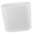 Lid Trash Can for Bathroom Kitchen Office Farmhouse Style Wastebasket with Space Saving Design Versatile Garbage Bin for Bedroom and Craft Use