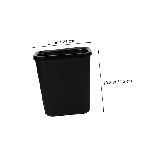 1pc Creative Household Plastic Trash Bin Compact Wastebasket for Kitchen Bathroom Office Stylish and Functional Waste Container for Easy Waste Management Capacity