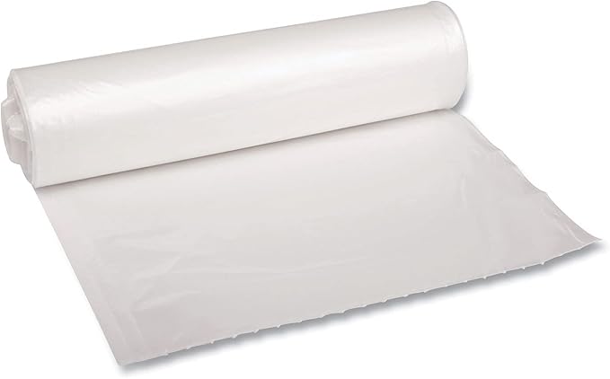 Super Extra Heavy-Duty 33 Gallon Clear Trash Bags 1.47 Mil Garbage Bags 33 x 39 100 Count