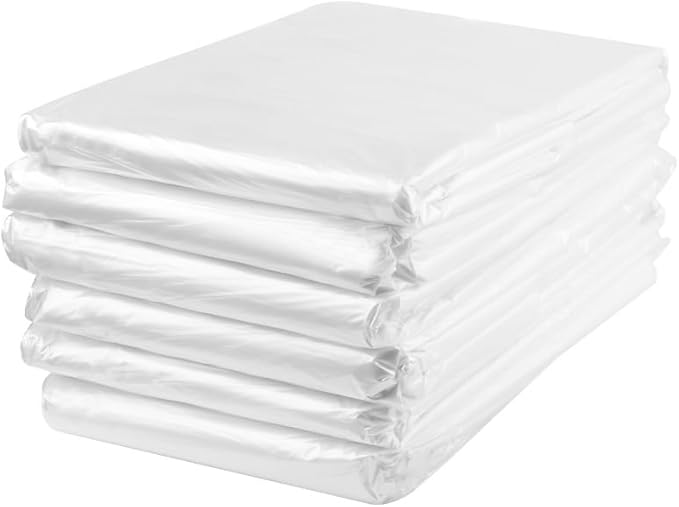 30-35 Gallon Heavy Duty Trash Bags - 100 Count Extra Thick &amp Leak-Proof Contractor Garbage Bags for Kitchen Outdoor Lawn Leaf Office Restaurant Commercial Use | 32x39 Inches (80x100cm)