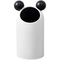 Cute Animal Ears Boys Girls Children Bedroom 3.7 Gallon Garbage Can I Kids Waste Basket Nursery Study Living Room Bathroom Designer Trash Bin for Home with Mouse Ears - 14L