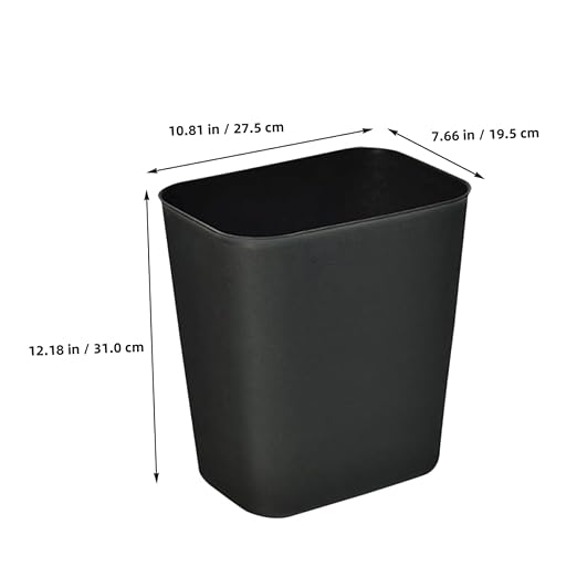 Luxshiny 2pcs Compact Trash Can Multi Use Garbage Bin for Bathroom Office and Home Stylish and Wastebasket for Easy Disposal of Household Waste