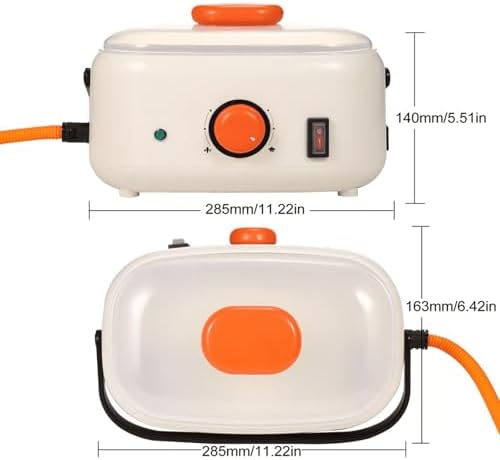 Steam Cleaner Portable Handheld Steam Cleaner 4.5Bar High Pressure Temperature Steam Cleaning Machine with 3 Brush (Black White)