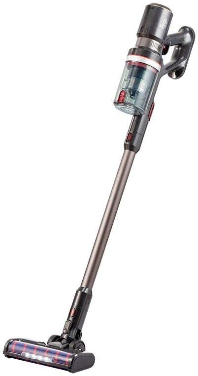 Monoprice Strata Pro Cordless Stick Vacuum Cleaner 400W Power 3 Power Settings 45 Minutes Run Time Built in LEDs Wall Mount &amp Attachments Included