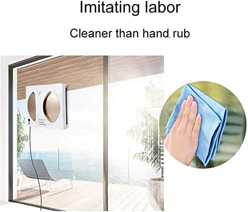 Window Cleaning Robot with Remote ControlWindow Cleaner-Vacuum Cleaner Glass Cleaning Robot Anti-Falling for Windows GlassTilesBathroom Cleaning with Multiple Safety