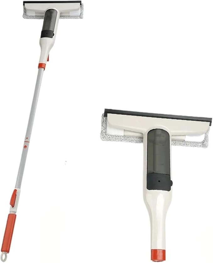 The High-Altitude Water Window Cleaning with an Extended Telescopic Rod Design Makes Easy to Clean High-Rise Glass(2PCS)
