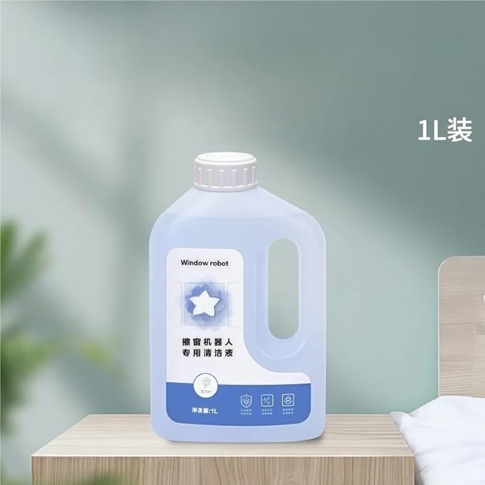 1 Liter Glass Cleaner for Compatible for Ecovacs W1PRO - Replacement Accessory for W920/W880 - Streak Free Glass Cleaner Winbot Cleaner High Efficiency Formula(3pcs)