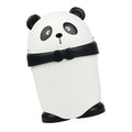 Luxshiny Cartoon Panda Trash Can Cute Storage Bin for Rooms Wastebasket with Shake Lid Mini Trash Can for Home Office Organization