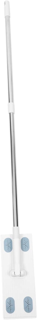 Detachable Dust Mop with Face Towel Replacement Convenient No Washing Handheld Floor Cleaning for Quick and Maintenance
