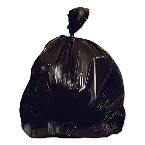 Heritage X9250SK R01 100 Count 56 Gallon Waste Bags Made from Reprocessed Resins Heavy-Gauge Liner Suitable for Tough Trash Applications