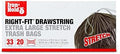 Berry Plastics- Flex Films Iron Hold 6041064 33 gal Right-Fit Drawstring Trash Bags44 20 per Pack - Pack of 88