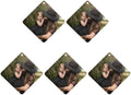 Personalized Air Freshener for Car - Double Sided Photo Custom Car Scents Air Freshener Gift for Valentine’s Day Birthday Ideal for Car Wardrobe Bathroom Hanging Ornaments (Rhombus 5pcs)