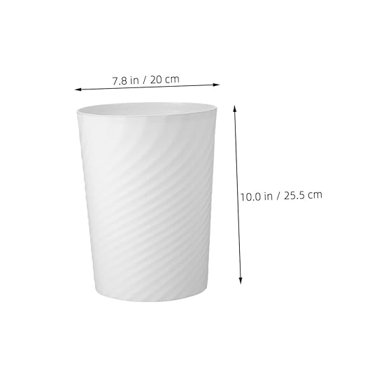 Office Trash Can with Press Ring Small Plastic Waste Basket for Bathroom Bedroom Kitchen and Household Use and Versatile Garbage Can for Small Spaces