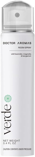 Doctor Aromas Premium Air &amp Room Spray – Lavender &amp Bergamot Long-Lasting Fragrance for Home Bedroom or Bathroom – Powered by Everspray Tech (Pack of 1 Verde)