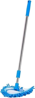 Triangle Retractable Wall Cleaning Mop Ceiling Air Conditioner Dust Removal Mini Small Home Clean Floors Tool(Mop Set)