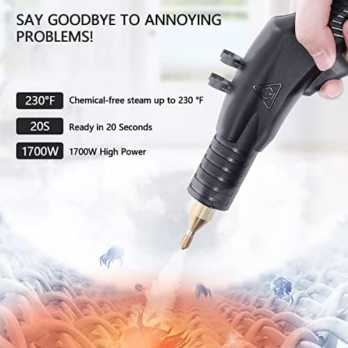 High Pressure Steam Cleaner 3000W Portable Handheld Steamer for Home Kitchen Car Cleaning
