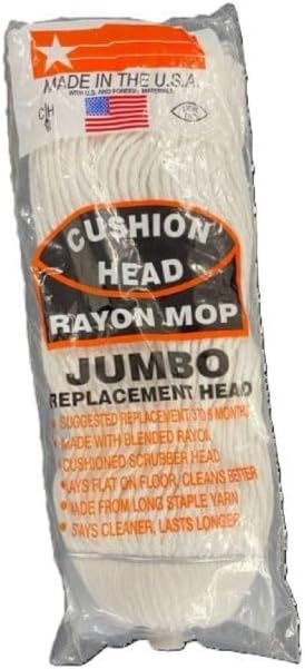 Jumbo Rayon Replacement Mop Head 10-Pack