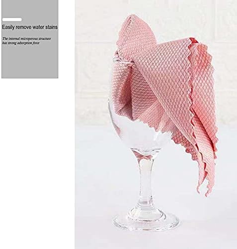 5/10 Pcs Special Fish Scale Wipes for Glass Cleaning Housework Cloth No Water Mark Lint Free