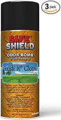 Generic Fresh N’ Clean Odor Bombs for Car Interiors - Automotive Odor Bomb with Clean and Invigorating Fragrance - Eliminates Unwanted Odors and Deodorizes - 6 Ounce Can Pack of 3