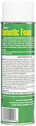 ComStar Super Fantastic Foam 20 Ounce Aerosol Heavy Foaming Water Rinse Degreaser Safe Non-Corrosive Formula Low VOC Non-Chlorinated CFC Free Great for Engines Garage Floors (Pack of 12)