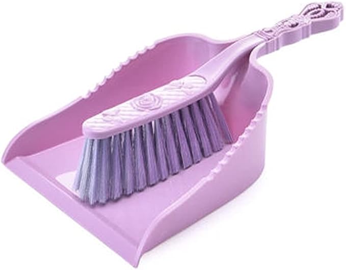 Dust Brushes Soft Cleaning Brush Hand Broom Dust Pan and Brush Set Hotel Family Clothes Dust Hair Sofa Bed Sheets Bedspread Carpet Cleaning Cleaning Brush(Purple)