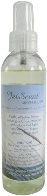 Celeste JetScent LS-6800 Clean &amp Pure Air Freshener (Case of 12 x 6oz) | Aviation Grade Odor Neutralizer | Non-Aerosol Pump Spray | Safe for Aircraft Cabins &amp Fabrics