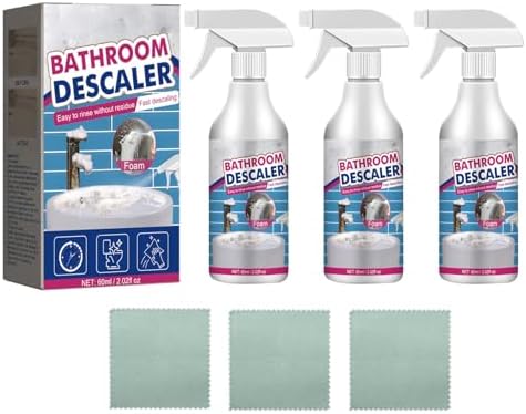VIED Bathroom Descaler Cleaner Bathroom Descaler Stubborn Stains Cleaner Bathroom Descaler Foam Cleaner (3)