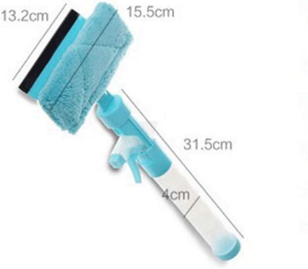 Glass Wiper - Double-Sided Window Scraper Cleaner Windshield Brush for Shower Floor Car Home/Office