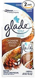Glade Sense &amp Spray Refill Cashmere Woods 1 ea - Pack of 2