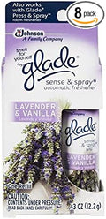 Glade Sense &amp Spray Refill Lavender &amp Vanilla 0.43 oz-8 pk