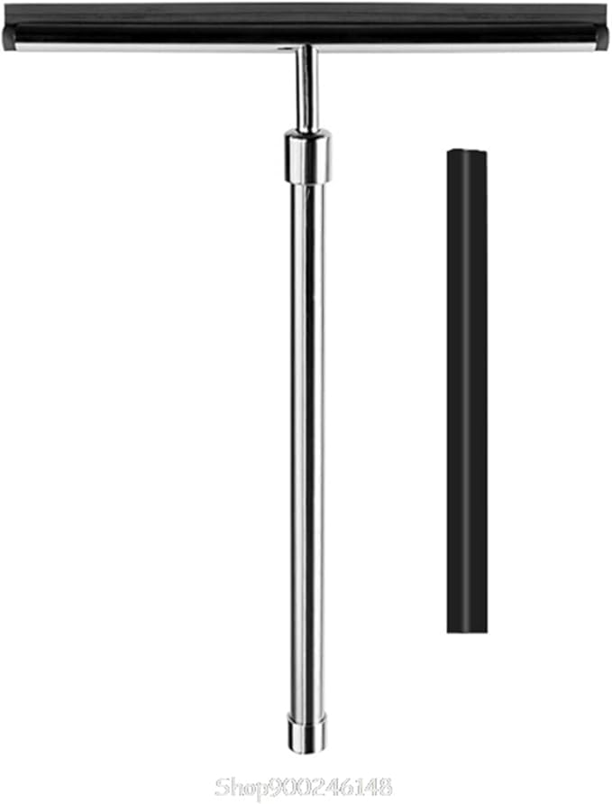 Telescopic Shower Squeegee Window Glass Wiper Scraper with Blade for Bathroom Kitchen