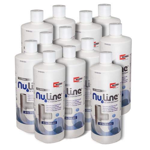Case of (12) NuLine HVAC Condensate Drain Nu-Line Cleaner 32 Ounce
