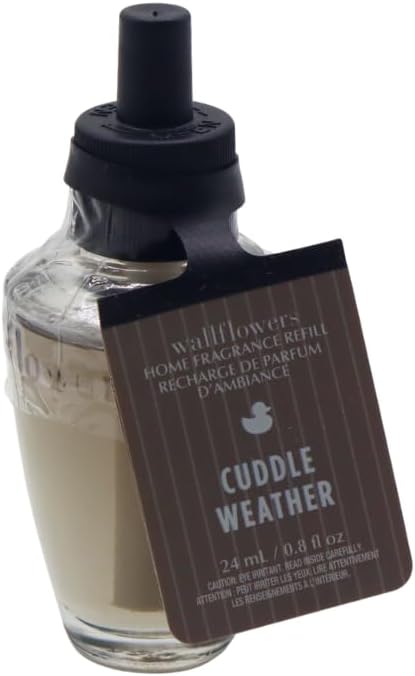 Bath &amp Body Works CUDDLE WEATHER Wallflowers Home Fragrance Refill 0.8 fl oz - 4 pack