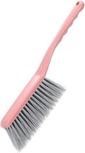 Whisk Broom Hand HeldHand BrushAnti-Static Dust Brush Hand Broom Cleaning Tool Hotel Family Clothes Dust Hair Sofa Bed Sheets Bedspread Carpet Cleaning dust Catcher(Pink)