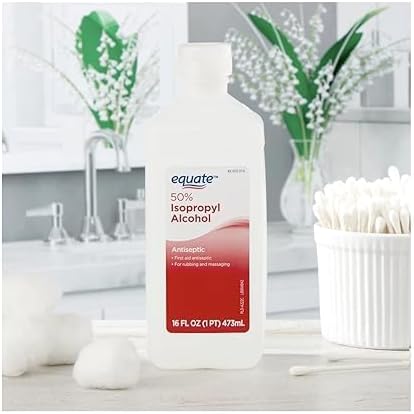 Equate 50% Isopropyl Alcohol 16 Oz 4 Bottles