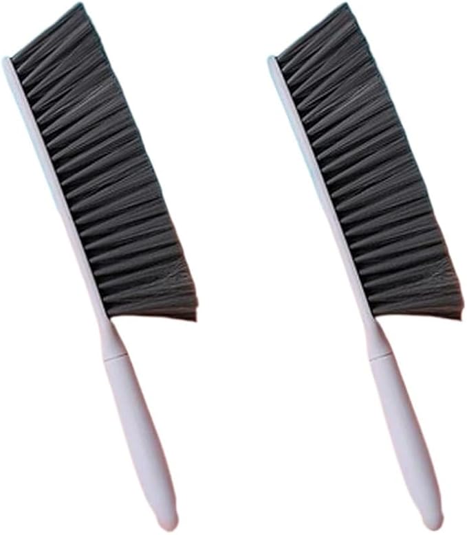 Dust PanIndoor Broom Brush for Cleaning Precipitator Bed Brush Anti-Static Dust Brush Multifunctional Cleaning Brush Hand Broom(B)