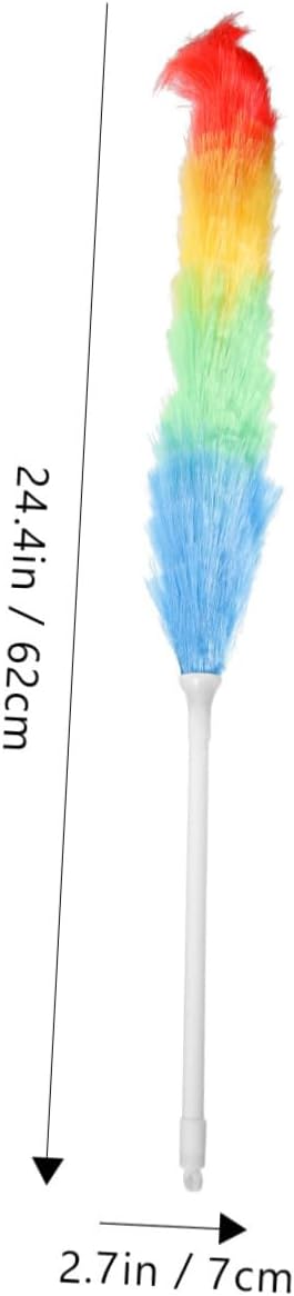 Household Duster with Ergonomic Handle Reusable Microfiber Cleaning Tool for Efficient Hard to Reach Areas for Home and Kitchen Cleaning