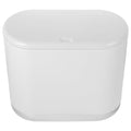 Homoyoyo Slim Plastic Trash Can for Bathroom Kitchen and Office Space-Saving Wastebasket Easy to Use and Clean Versatile for Home and Dorm Decor