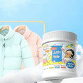 Hyper Concentrated Active Oxygen Laundry Powder 500g Chlorine-Free Formula Removes Milk Sweat Oil Stains Gentle &amp Safe Protects Fabric and Skin Color-Safe Deep Stain Remover for Clothes (1PCS)