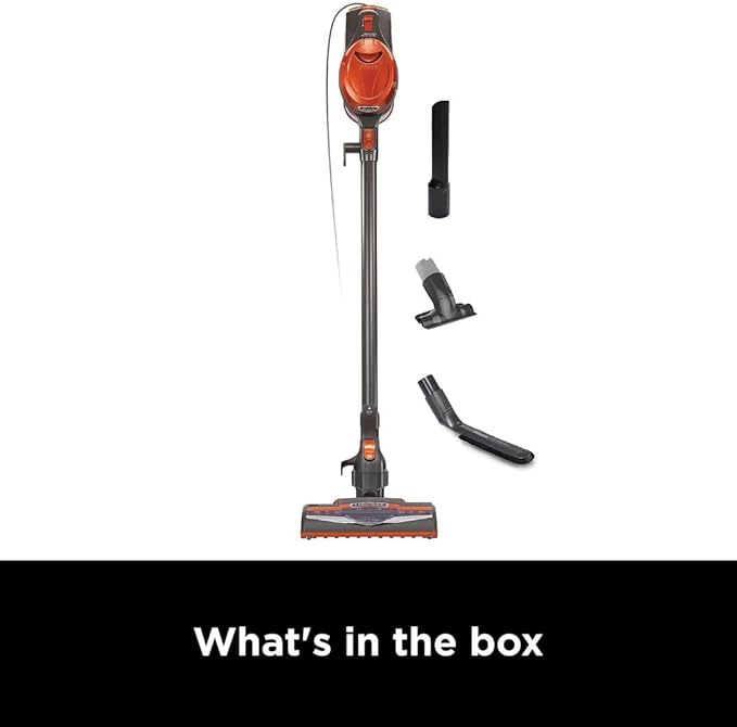 Shark Rocket Ultra-Light Corded Bagless Vacuum for Carpet and Hard Floor Cleaning with Swivel Steering (HV301) Gray/Orange