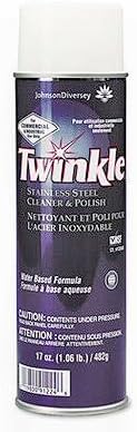 Twinkle Professional Strength Stainless Steel Cleaner &amp Polish (6 Pack)